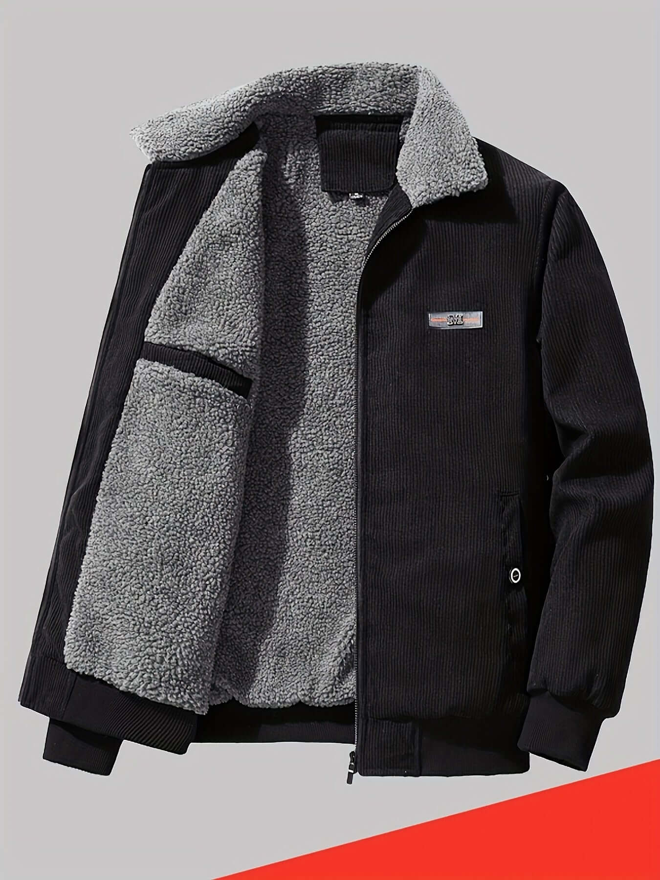 Streetwave Winter Jacket For Men Warm Thick Sherpa Lined Quilted Coat All Weather