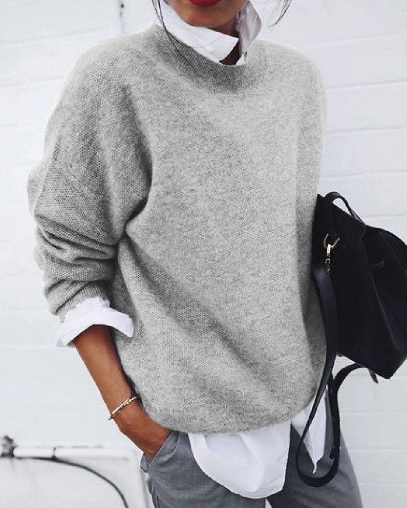 Street-Wave Soft And Comfy Pullover For Women Warm Cozy Knitwear Ideal Everyday Comfort
