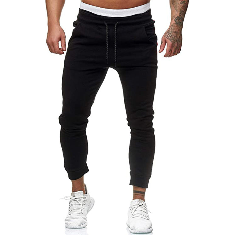 Street-wave Mens Jogger Pants With Elastic Waistband And Handy Pockets For Active Men