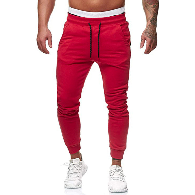 Street-wave Mens Jogger Pants With Elastic Waistband And Handy Pockets For Active Men