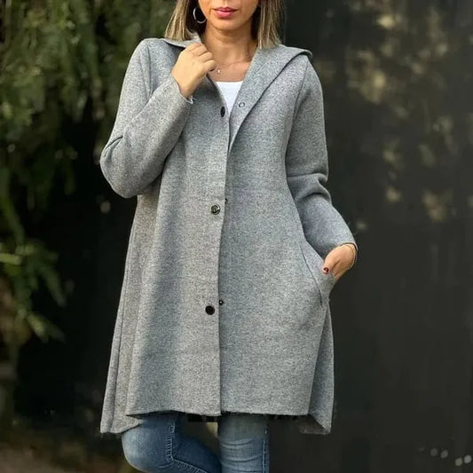 Street-wave | Kapuzenmantel mit Knopfleiste - Street-wave