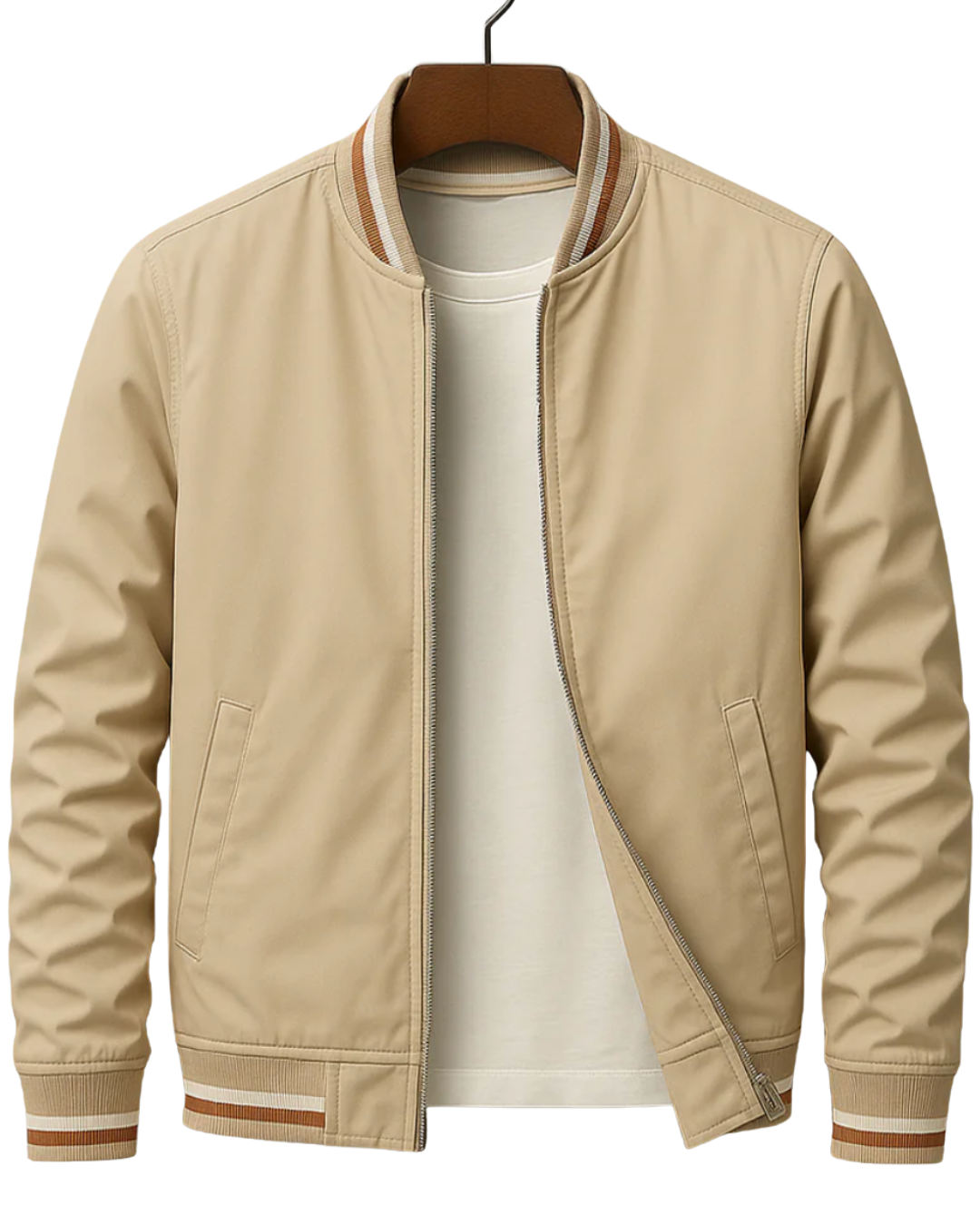 Street-Wave Bomber Jacket With Elegant Tailored Fit For Urban Fashion Fans And Evening Style