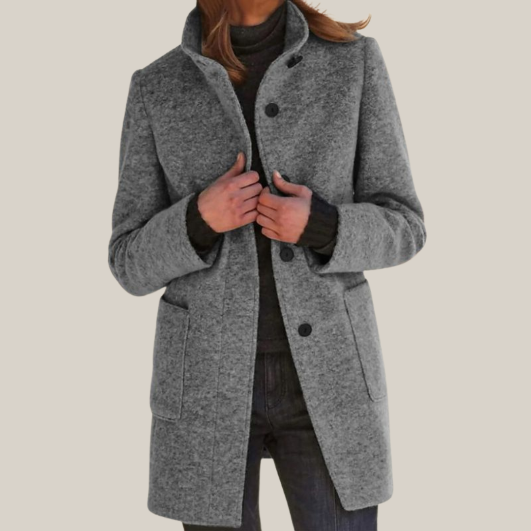 Street-wave Transitional Jacket for Women, Chic Yet Cozy All-Season Coat for Urban Professionals
