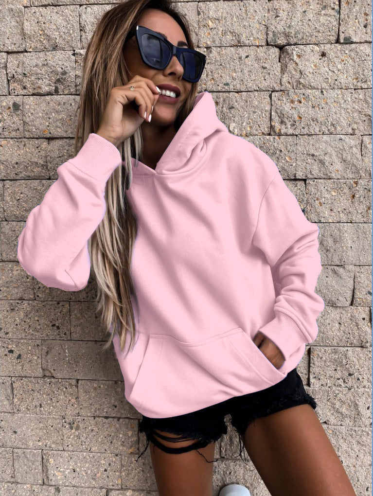 Streetwave Womens Hoodie With Soft Fleece Lining And Relaxed Fit For Cozy Casual Wear