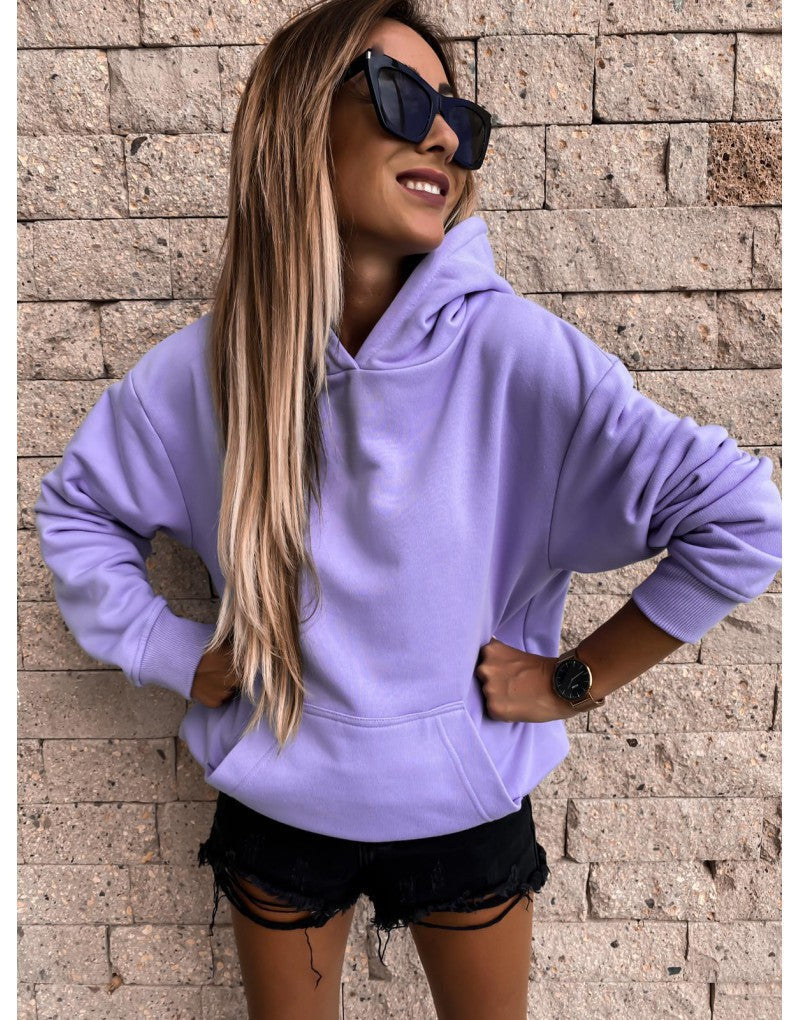 Streetwave Womens Hoodie With Soft Fleece Lining And Relaxed Fit For Cozy Casual Wear