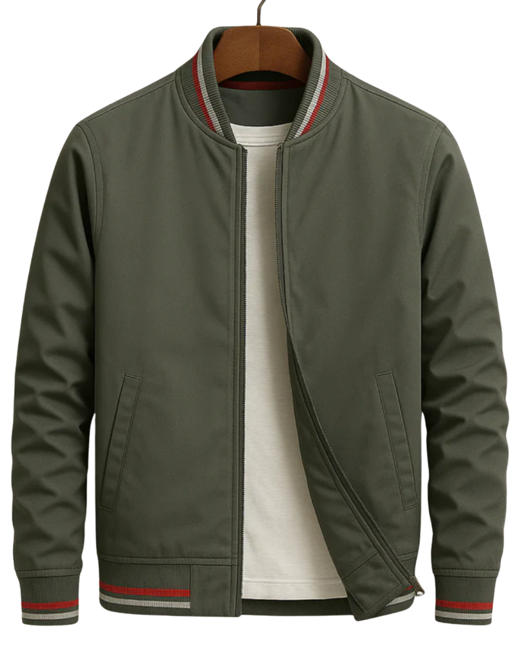 Street-Wave Bomber Jacket With Elegant Tailored Fit For Urban Fashion Fans And Evening Style