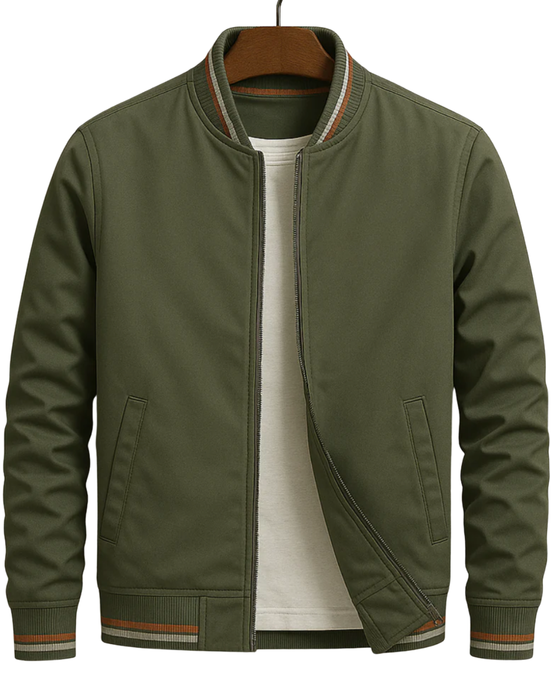Street-Wave Bomber Jacket With Elegant Tailored Fit For Urban Fashion Fans And Evening Style