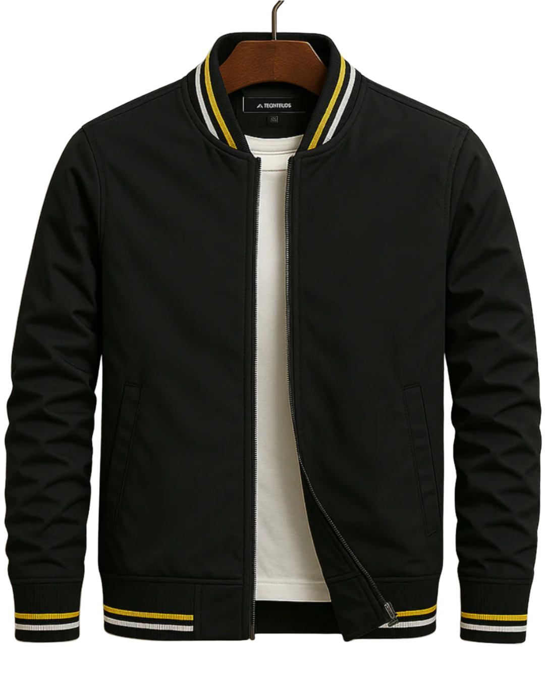 Street-Wave Bomber Jacket With Elegant Tailored Fit For Urban Fashion Fans And Evening Style