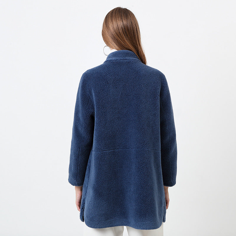 Fluffy Fleece Jacket For Women By Streetwave With Elegant Fit And Practical Pockets