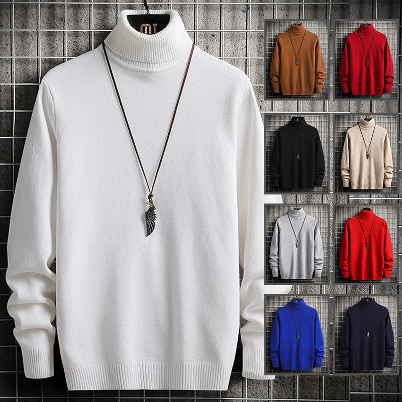 Street-wave Men's Turtleneck Sweater In Premium Knitwear With Casual Fit For Everyday Or Special Occasions
