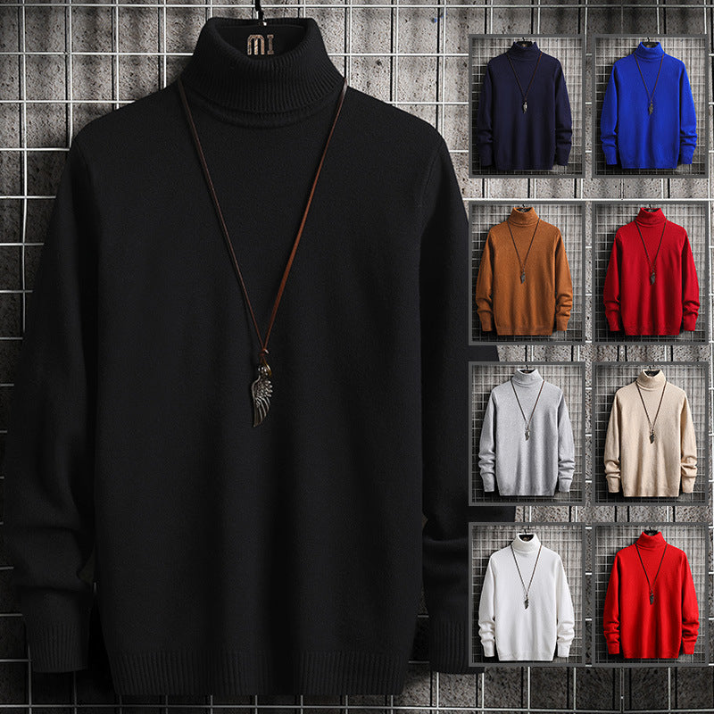 Street-wave Men's Turtleneck Sweater In Premium Knitwear With Casual Fit For Everyday Or Special Occasions