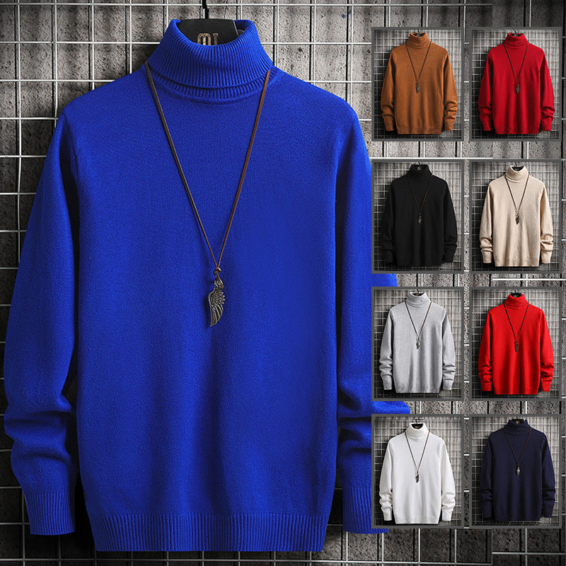 Street-wave Men's Turtleneck Sweater In Premium Knitwear With Casual Fit For Everyday Or Special Occasions