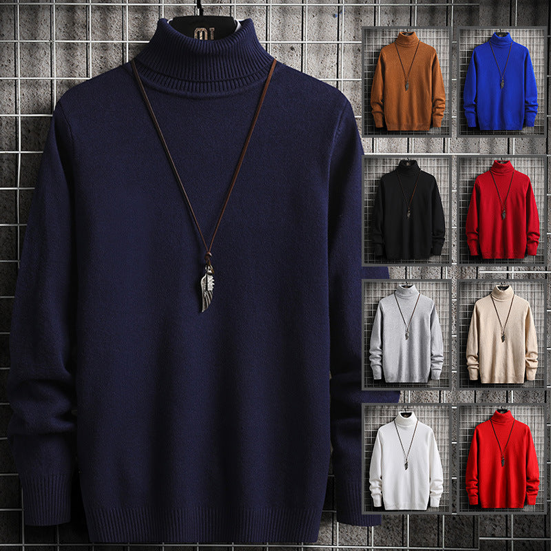 Street-wave Men's Turtleneck Sweater In Premium Knitwear With Casual Fit For Everyday Or Special Occasions