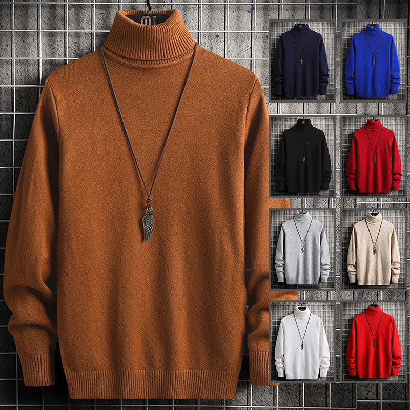 Street-wave Men's Turtleneck Sweater In Premium Knitwear With Casual Fit For Everyday Or Special Occasions
