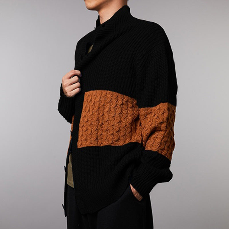 Men's Knit Cardigan Street-wave Modern Design Breathable Comfort For Men Everyday Casual Layering Essential
