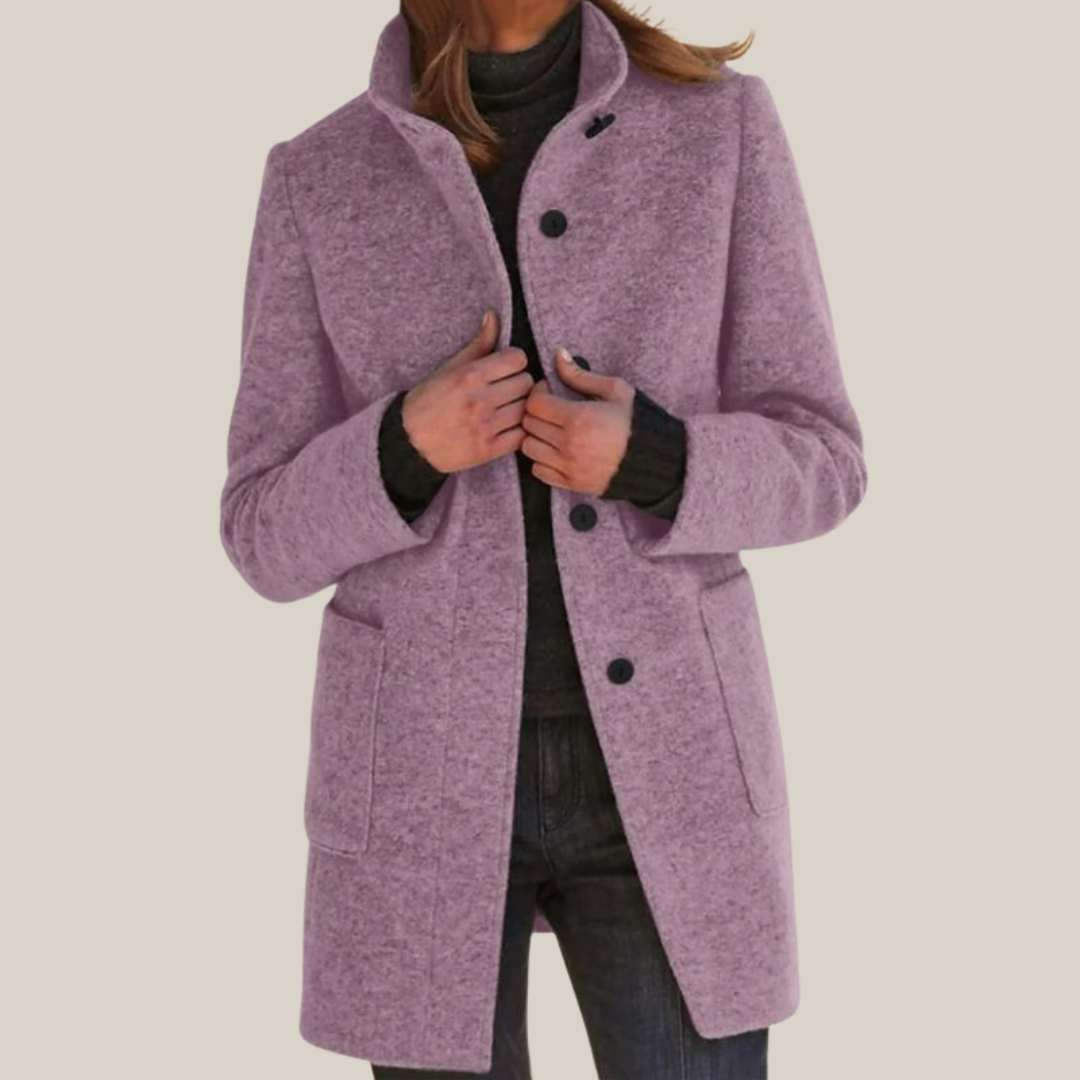 Street-wave Transitional Jacket for Women, Chic Yet Cozy All-Season Coat for Urban Professionals
