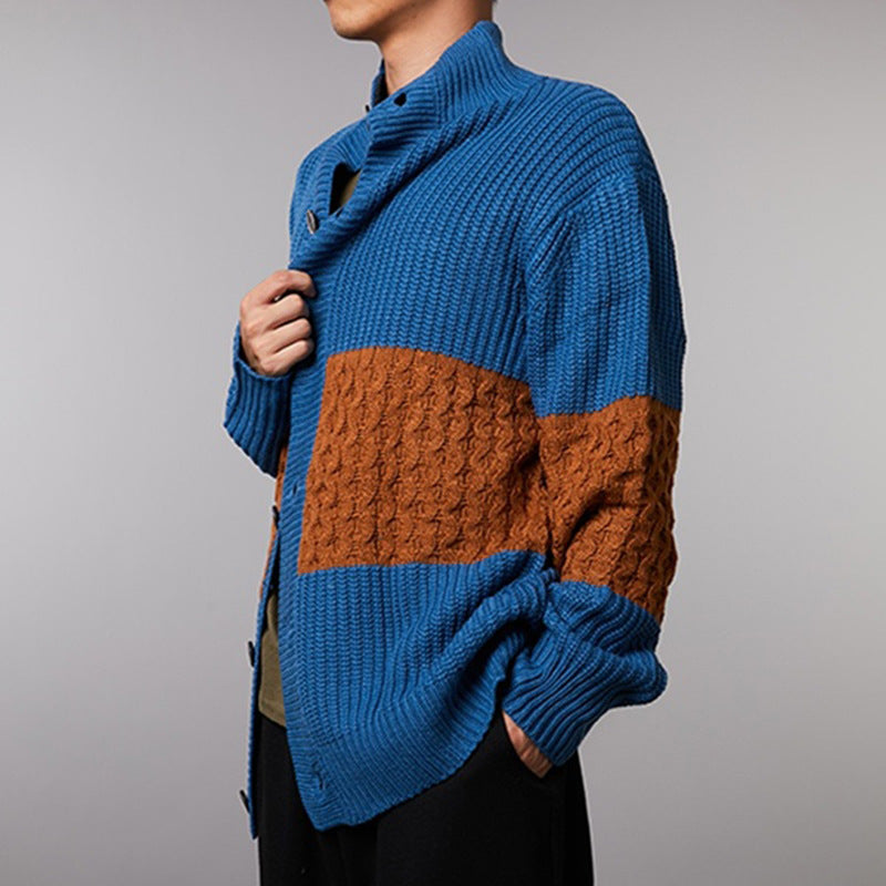 Men's Knit Cardigan Street-wave Modern Design Breathable Comfort For Men Everyday Casual Layering Essential