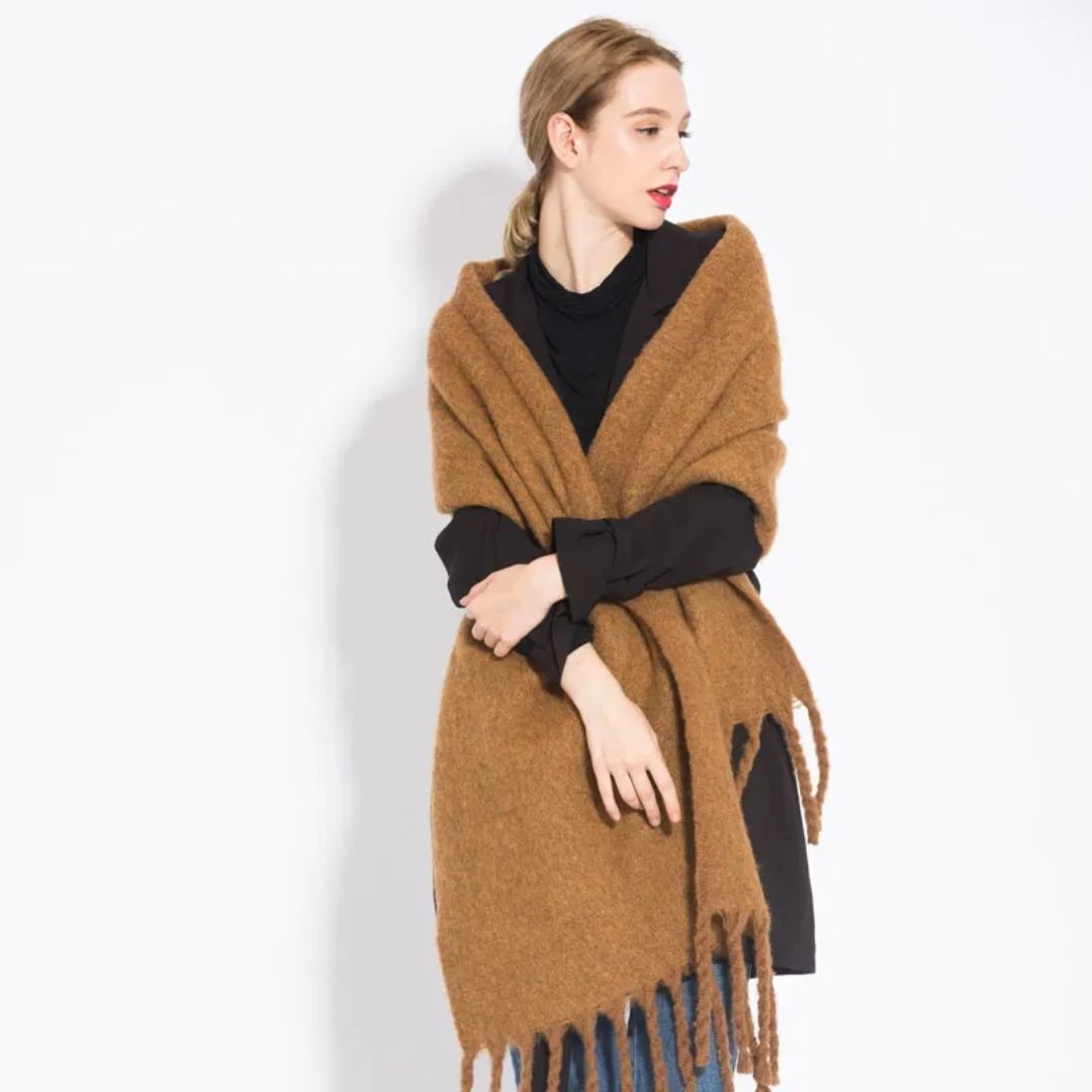 Street Wave Warm Pastel Scarf Collection For Women Soft Cozy Winter Accessory Versatile