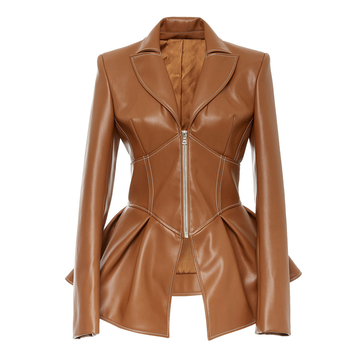 Street Wave Leather Jacket For Women Tailored Real Leather Chic Versatile Everyday Wear