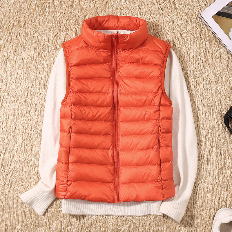 JULIE Cardigan Lightweight Cotton Puffer for Women - Warm Windproof Insulated Layer by Street-wave