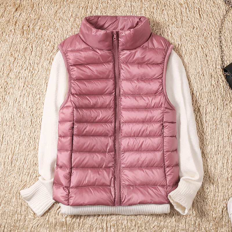 JULIE Cardigan Lightweight Cotton Puffer for Women - Warm Windproof Insulated Layer by Street-wave