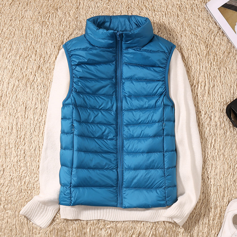 JULIE Cardigan Lightweight Cotton Puffer for Women - Warm Windproof Insulated Layer by Street-wave