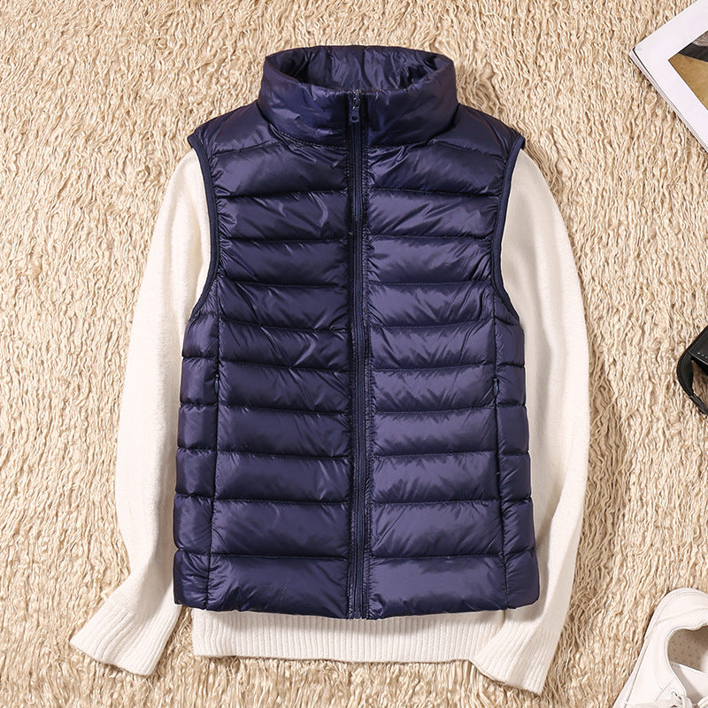 JULIE Cardigan Lightweight Cotton Puffer for Women - Warm Windproof Insulated Layer by Street-wave