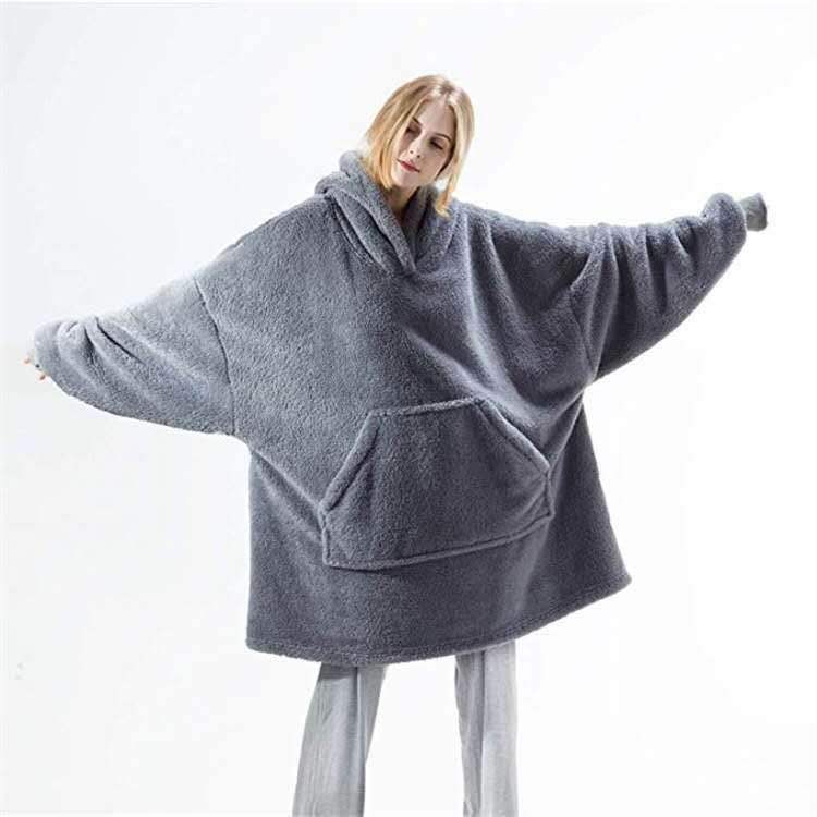 Street-Wave Women's Oversized Fleece Hoodie Blanket With Pockets Cozy Comfort For Lounge
