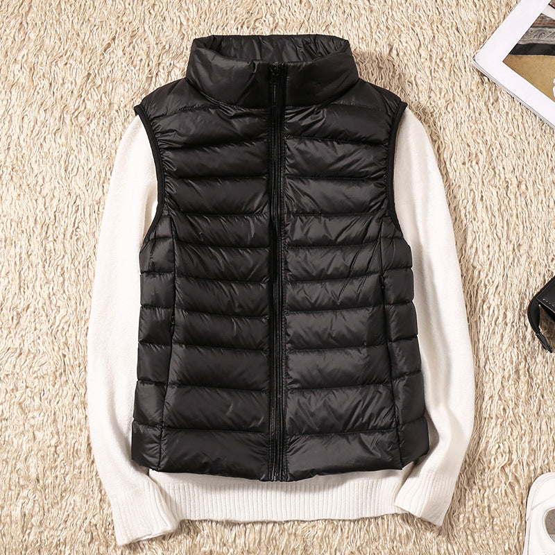 JULIE Cardigan Lightweight Cotton Puffer for Women - Warm Windproof Insulated Layer by Street-wave