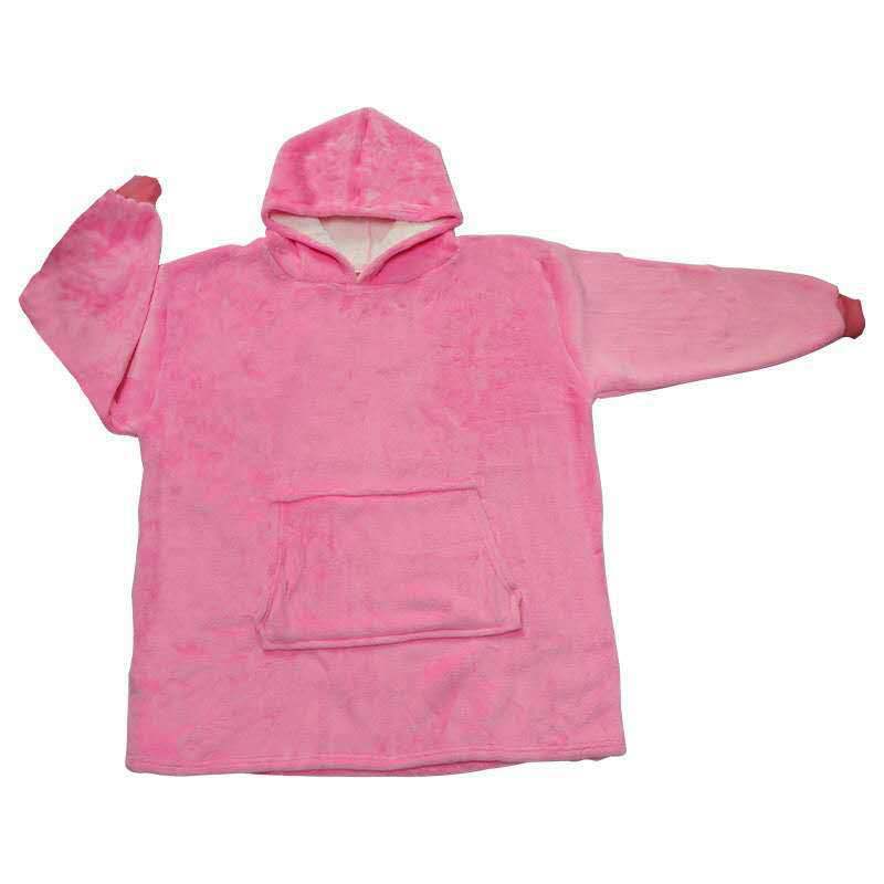Street-Wave Women's Oversized Fleece Hoodie Blanket With Pockets Cozy Comfort For Lounge