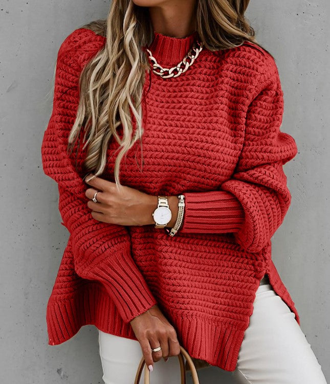 Streetwave Cozy Knit Sweater For Women With Textured Structure Pattern Ultra Soft Comfort