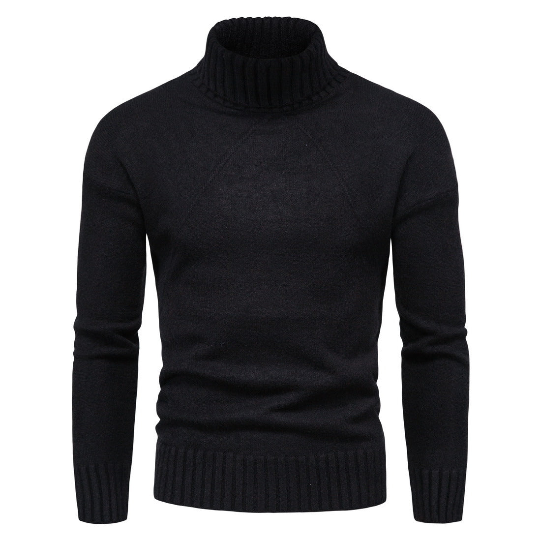 Street-Wave Women's Luxury Knit Turtleneck Sweater With Soft Wool Blend For Warm Comfort