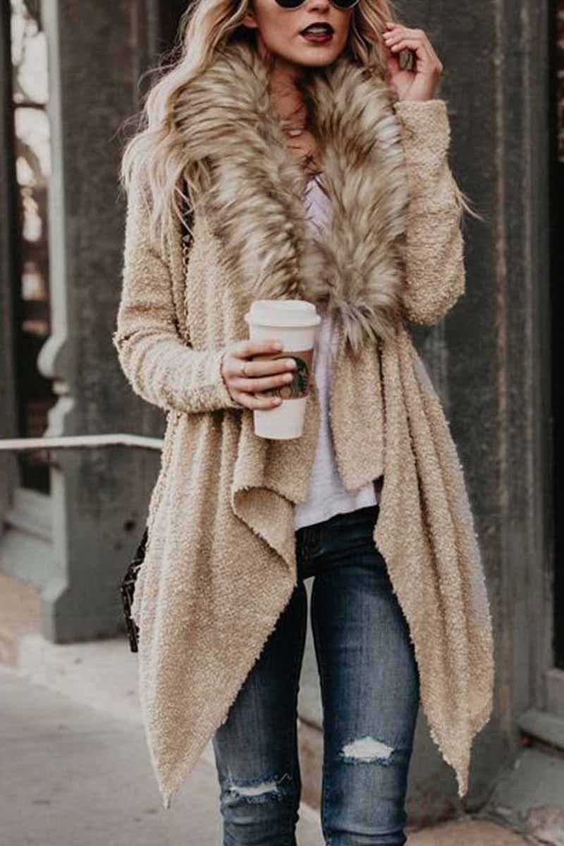 Street Wave Teddy Coat Plush Jacket For Women Cozy Everyday Luxury With Faux Fur Collar