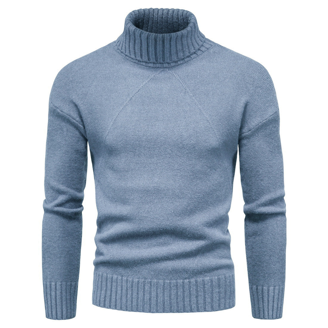 Street-Wave Women's Luxury Knit Turtleneck Sweater With Soft Wool Blend For Warm Comfort