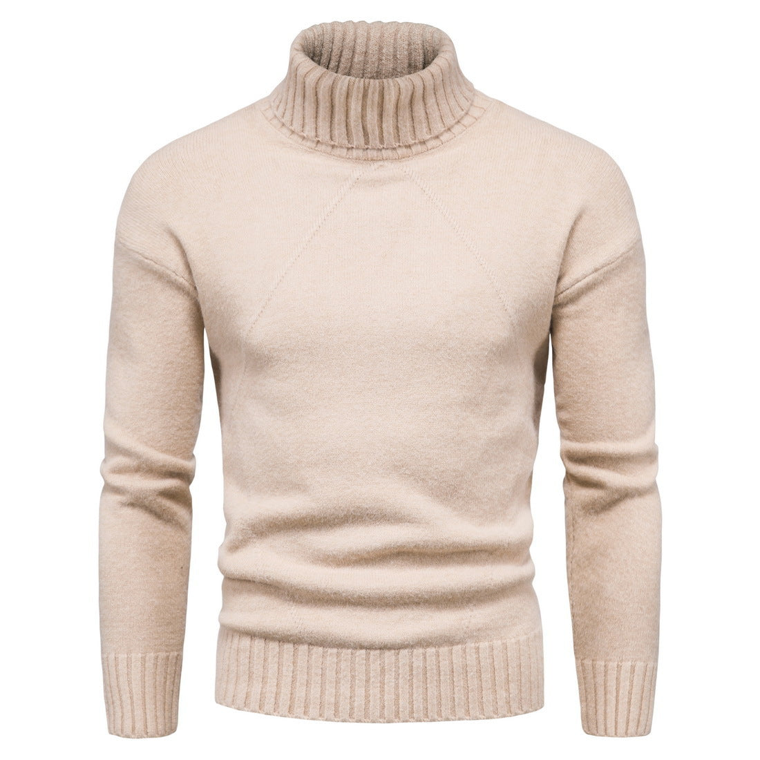 Street-Wave Women's Luxury Knit Turtleneck Sweater With Soft Wool Blend For Warm Comfort