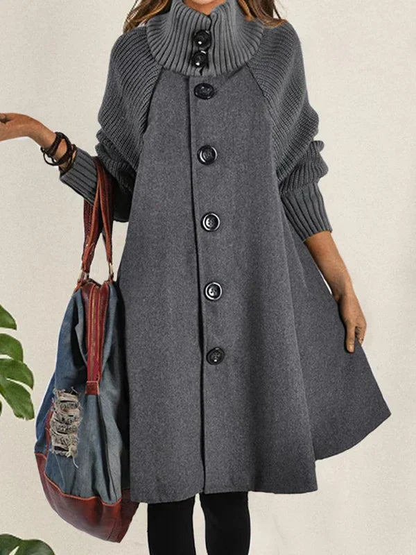 Street-wave Cashmere Winter Coat Women Luxurious Modern Fit