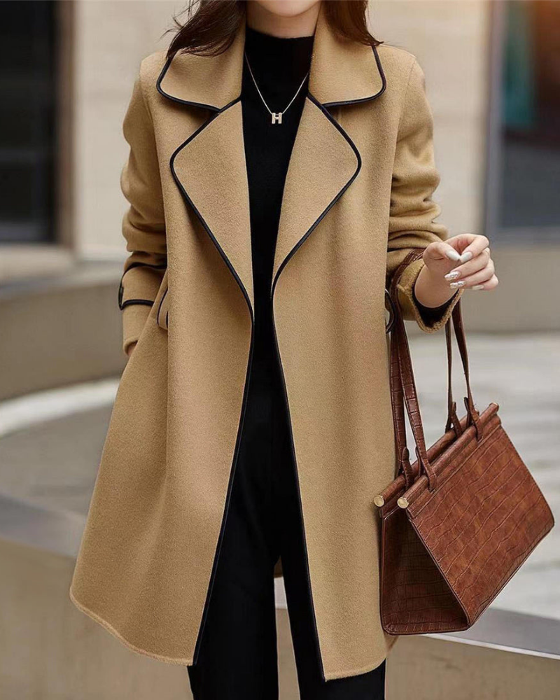 Street-Wave Trench Coat For Women - Elegant Warmth Timeless Style Luxe Finish