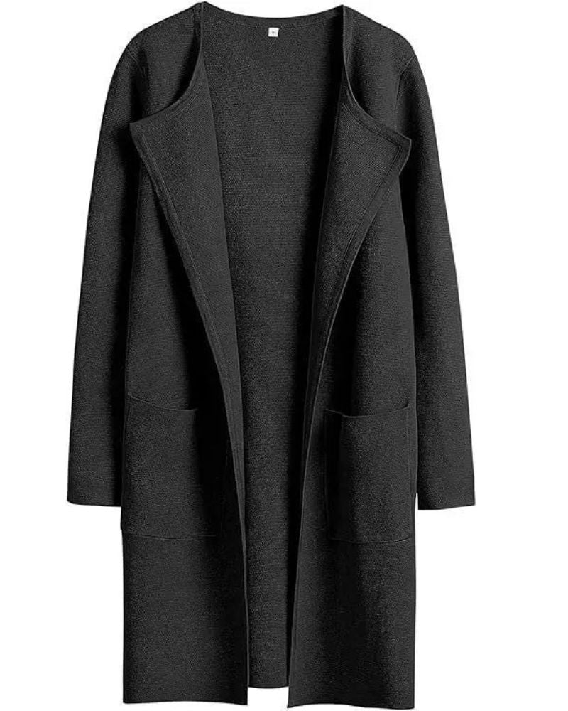 Street Wave Elegant Overcoat For Women Soft Cozy Winter Coat With Modern Fit And Silky Lining