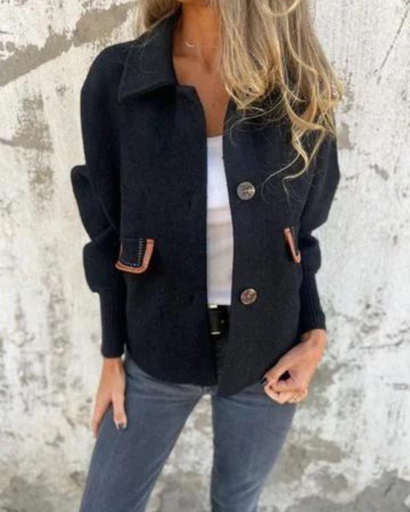 Streetwave Cozy Knit Cardigan Jacket For Women With Soft Warmth And Effortless Style