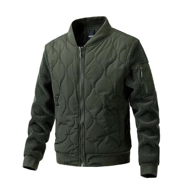 Street-Wave Quilted Winter Jacket For Men With High Warmth Insulation And Durable Comfort