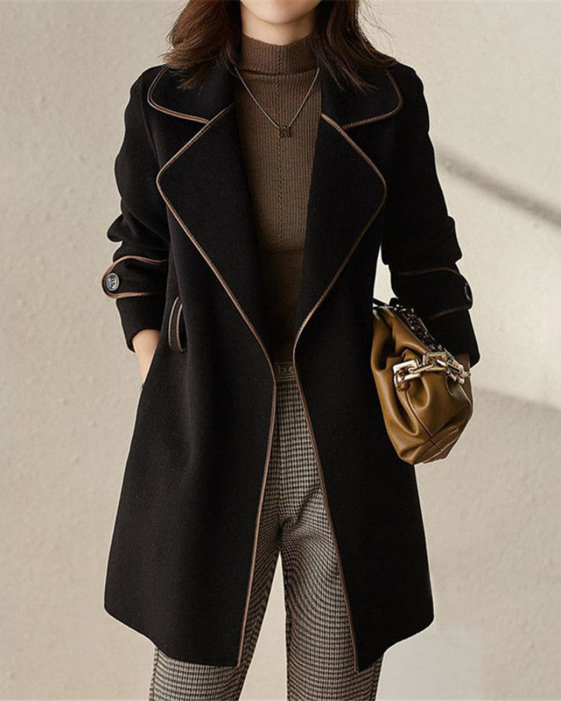 Street-Wave Trench Coat For Women - Elegant Warmth Timeless Style Luxe Finish