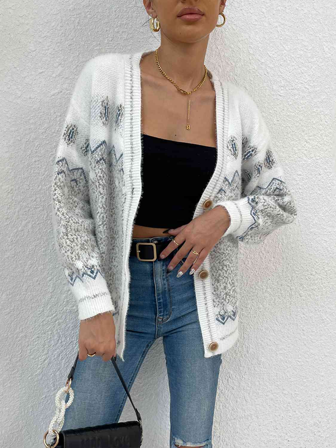 Street-wave Classic Cozy Knit Cardigan For Women