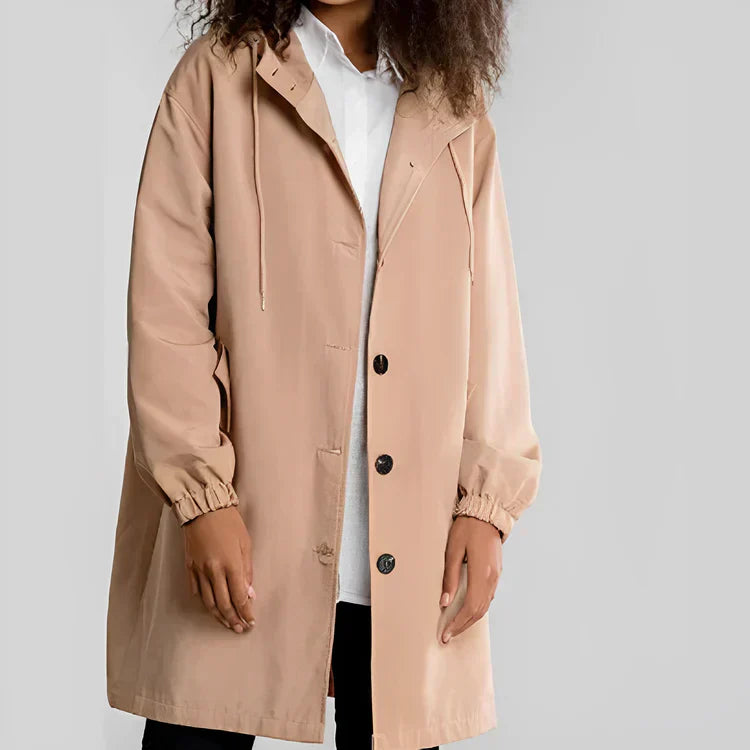 Street Wave Waterproof Hooded Raincoat Armelle For Women Durable Shell Comfort All Weather