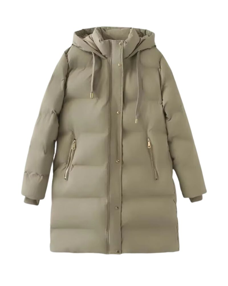 Street-wave Long Winter Coat For Women Warm Insulated Puffer Jacket Chic Cozy Outerwear