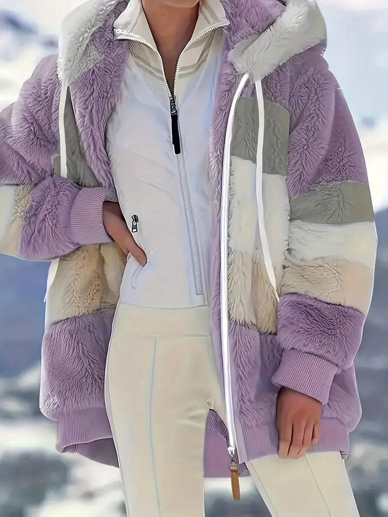 Helene Soft Fleece Jacket For Women Lightweight Warmth With Cozy Texture And Zipper