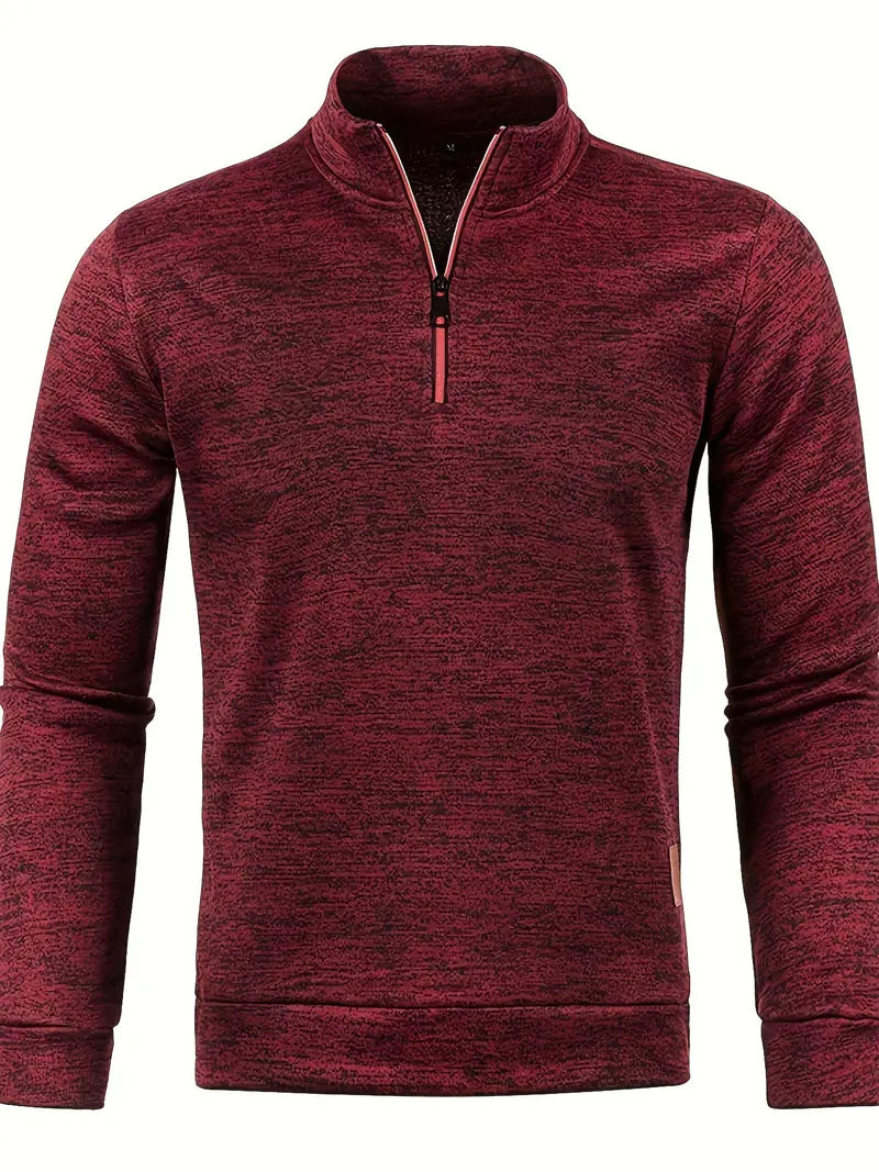 Street Wave Nicolas Long Sleeve Fleece Pullover Half Zip Warm Lightweight Outdoor Top