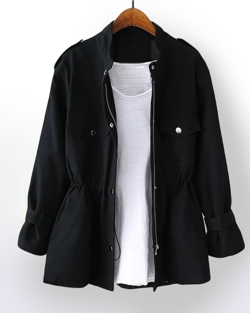 Street-wave Trench Jacket For Women Timeless All Weather Warmth Chic Everyday Coat