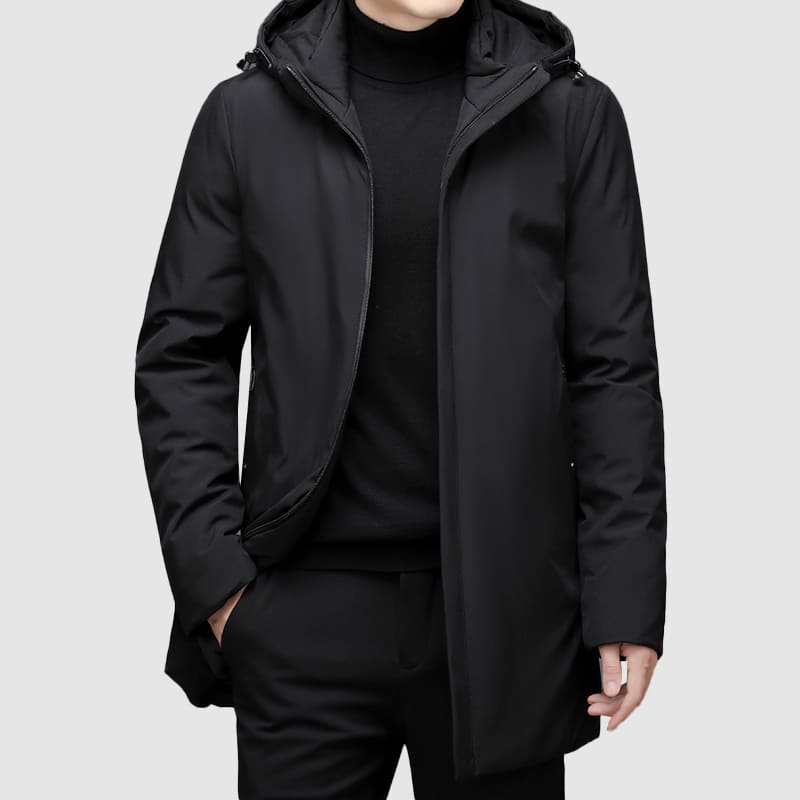 Street-Wave Men's Thick Winter Jacket Warm Insulated Coat For Cold Weather Everyday Wear