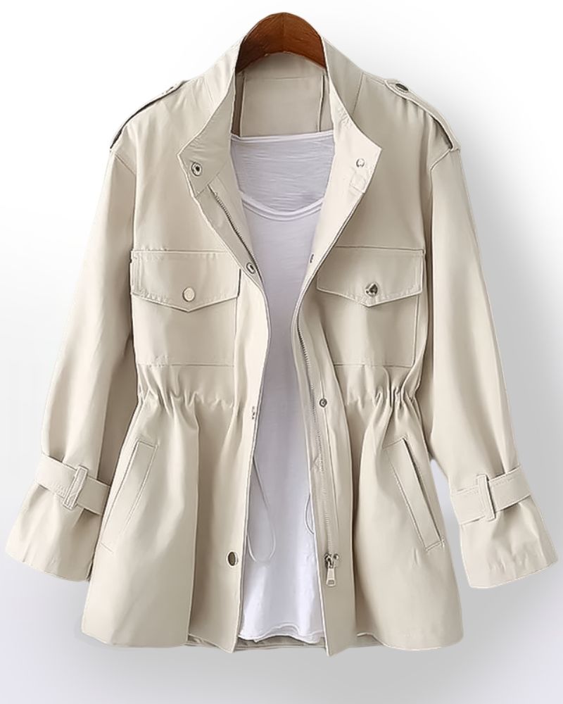 Street-wave Trench Jacket For Women Timeless All Weather Warmth Chic Everyday Coat