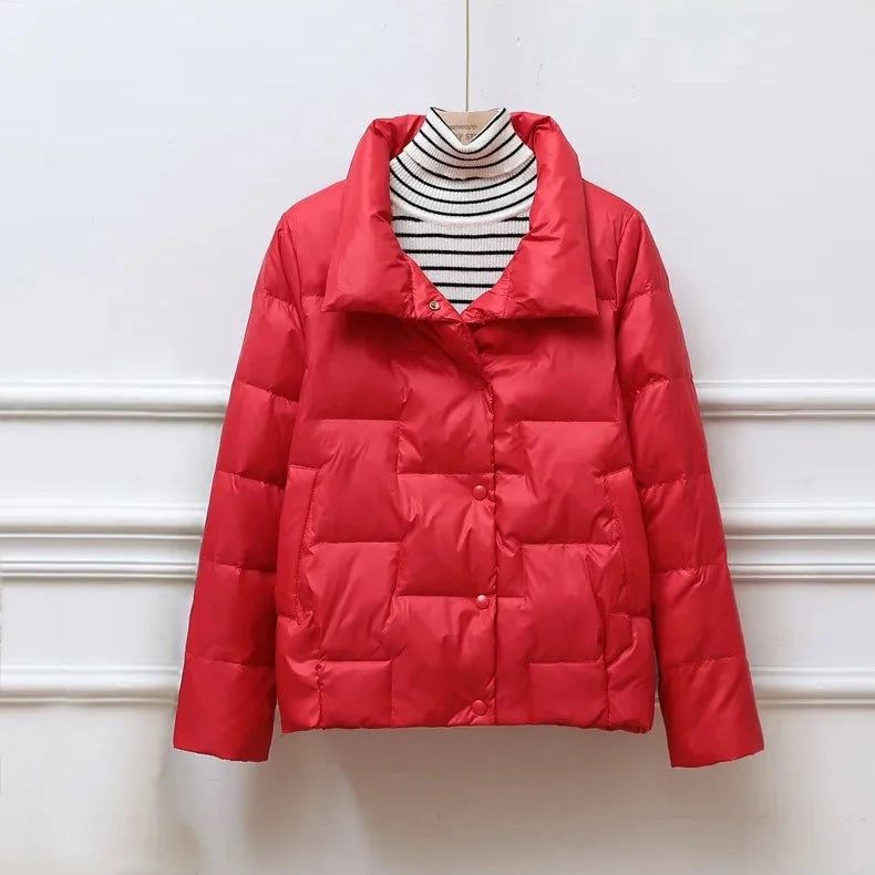 Street-wave Quilted Puffer Winter Jacket for Confident Women Warmth and Timeless Style
